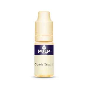 Eliquide de 10ml goût Cassis Exquis de la marque Pulp