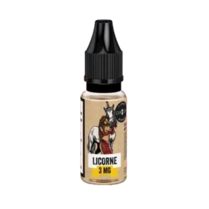 Eliquide de 10ml goût Licorne de la marque Curieux