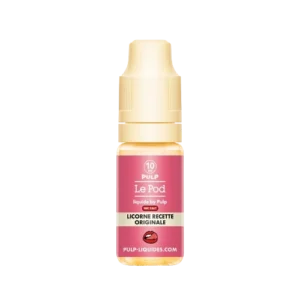 Eliquide de 10ml goût Licorne recette Original de la marque Le Pod Pulp