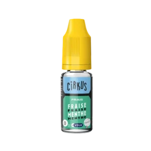 Eliquide de 10ml goût Fraise Menthe de la marque Cirkus VDLV