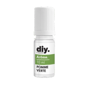 Fiole de 10ml de l'arôme Pomme verte de la marque LFI