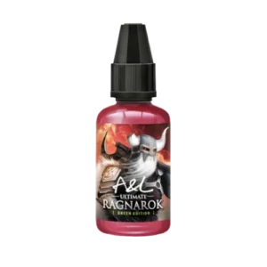 Fiole de 30ml de l'arôme Ragnarok green de la marque A&L