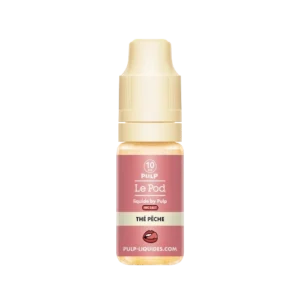 Eliquide de 10ml goût Thé Pêche de la marque Le Pod Pulp