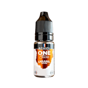 Eliquide de 10ml goût Caramel Doré de la marque Etasty