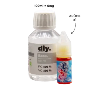 Formule 0mg en 100ml avec arôme
