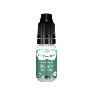Fiole de 10ml de l'arôme Menthe Fraîche de la marque VDLV